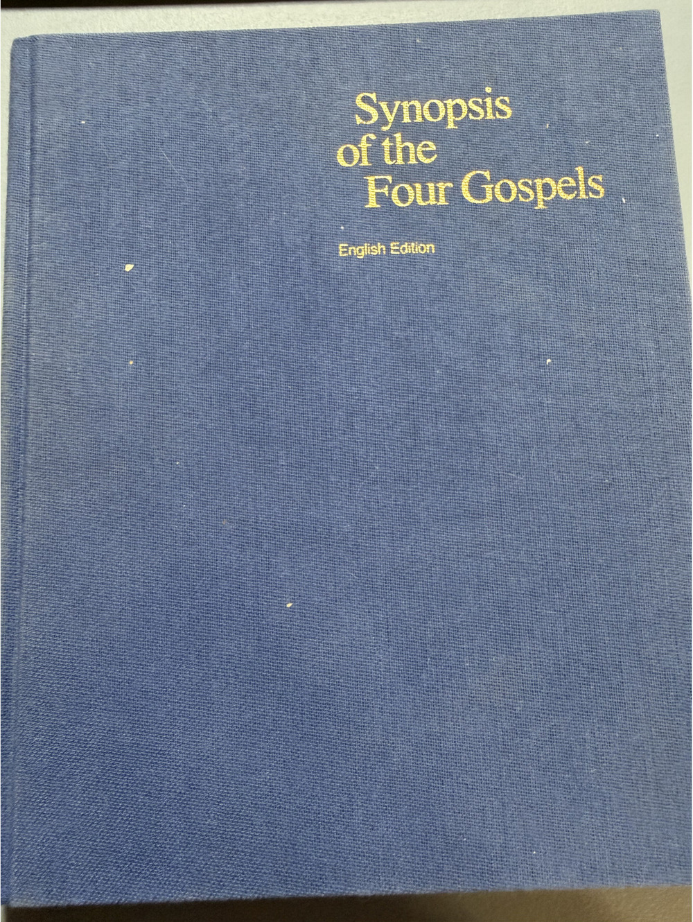 Synopsis of the Four Gospels English Edition Kurt Aland Hardcover RSV Reference